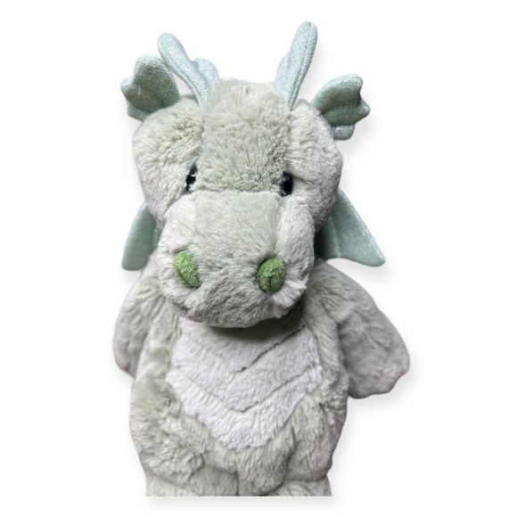 Mary Meyer Marshmallow Zoo Stuffed Animal Soft Toy 13 Inches Green Dragon - Picture 6 of 6